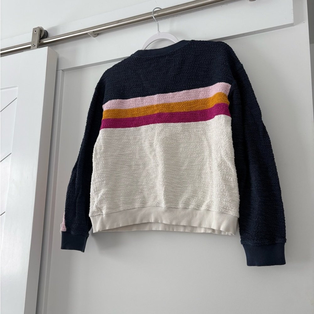 Faherty Multicolor Striped Crew Neck Sweater - image 2